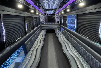 Frisco Party Bus Interior