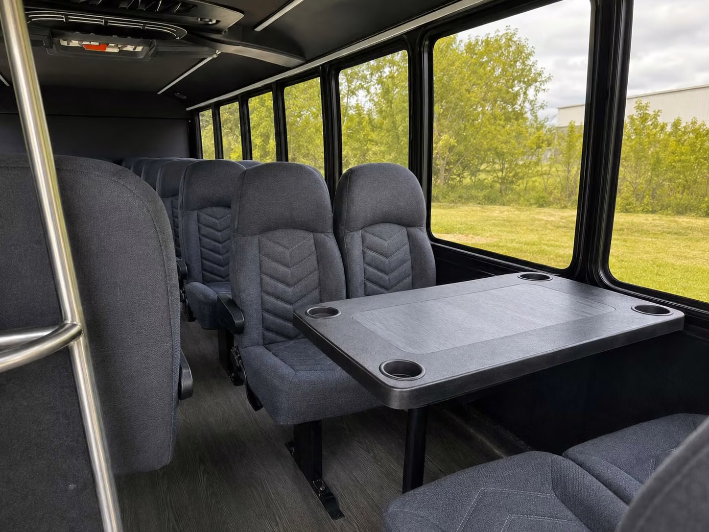 20 passenger minibus inside