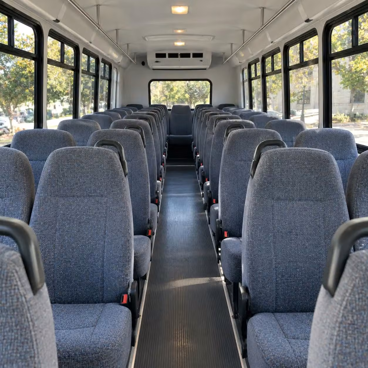 25 passenger minibus interior