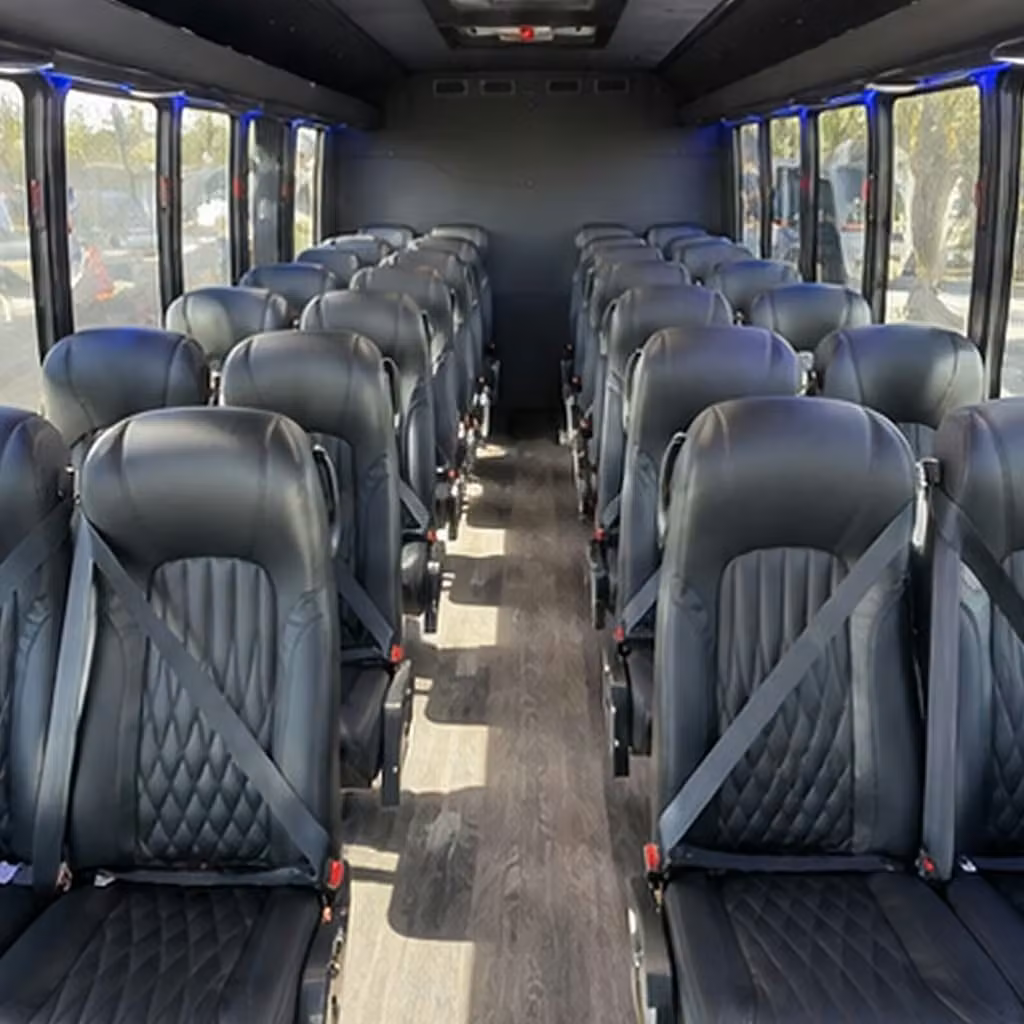 35 passenger minibus interior