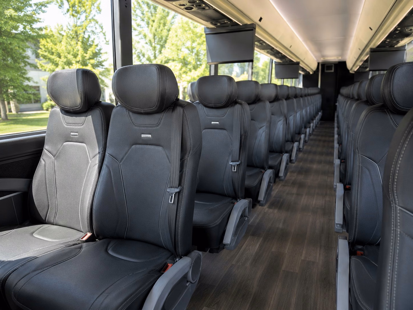 frisco charter bus interior