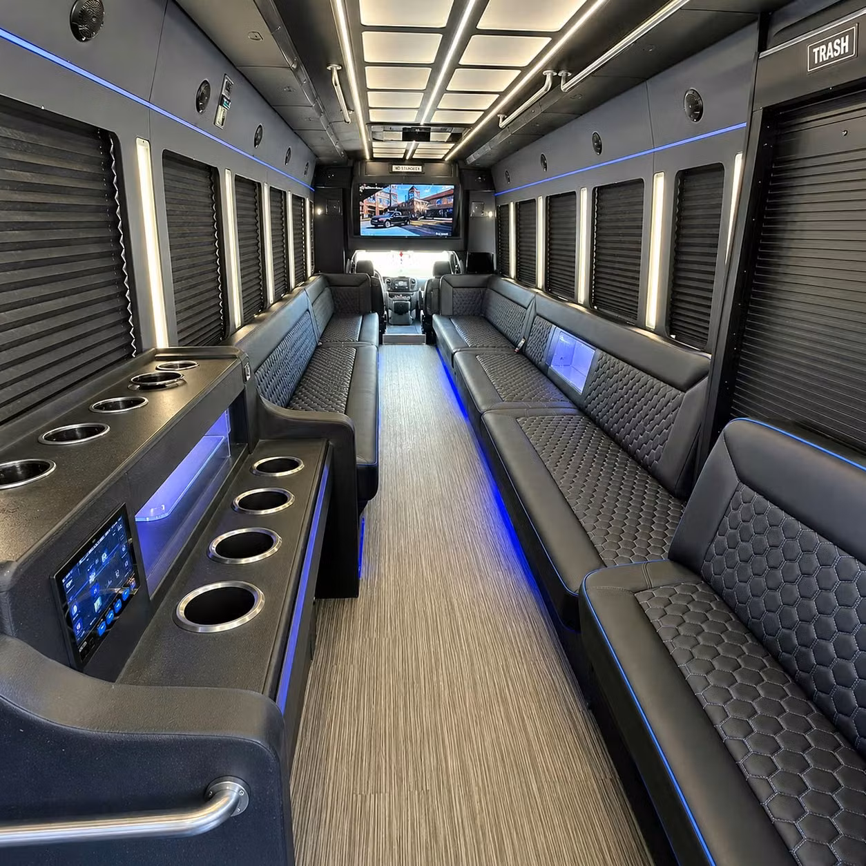 frisco party bus rental