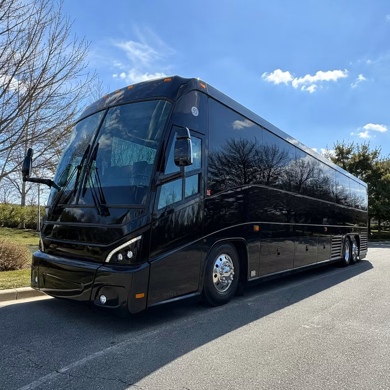 long distance and multi day government military bus rentals out of frisco