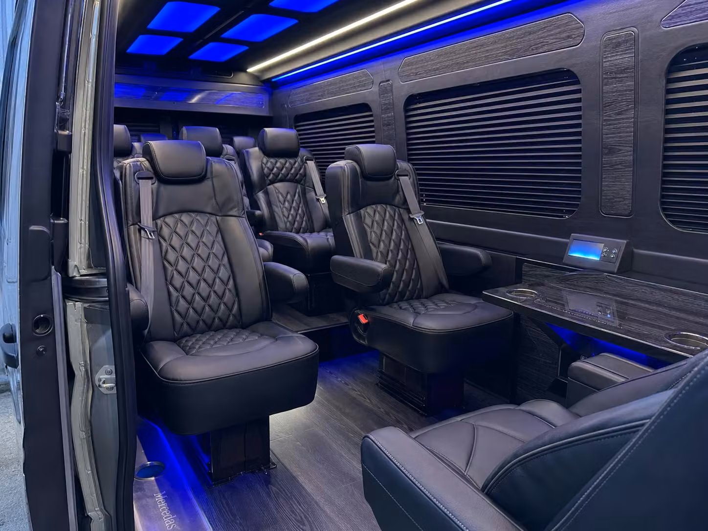 sprinter van transportation for groups and events across frisco